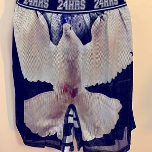24HRS Wonderland Rave Bird Basketball Shorts